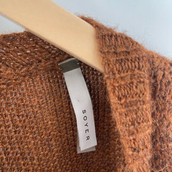 SOYER Mika Sleeveless Sweater Vest Tank Size Extra Small Alpaca Silk Copper Knit - Picture 4 of 10